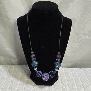 Handmade Large Beaded Necklace